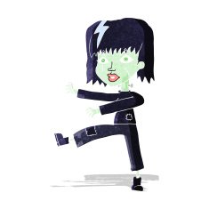cartoon zombie girl N4