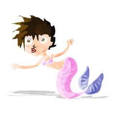 Cartoon Mermaid N19