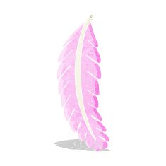 Cartoon Feather N17