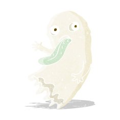 gross cartoon ghost N8