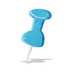 cartoon drawing pin N3