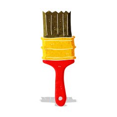 cartoon paint brush N31