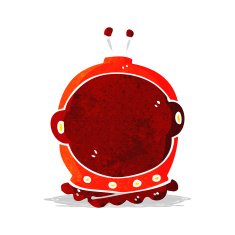 cartoon astronaut helmet N11