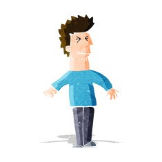 cartoon stressed man N24