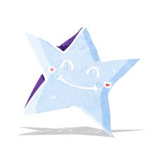 cartoon happy star character N5
