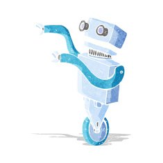 cartoon funny robot N24
