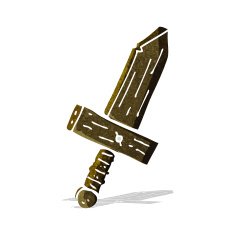 cartoon wooden sword N3