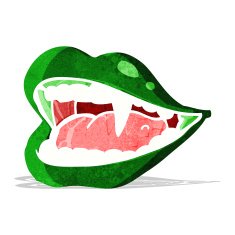 cartoon vampire mouth N9