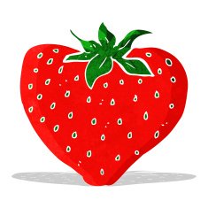 Cartoon Strawberry N25