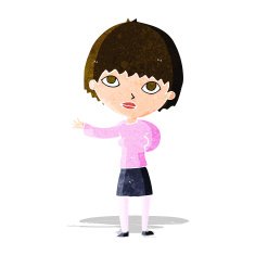 cartoon woman explaining N12