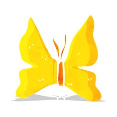 cartoon butterfly symbol N7