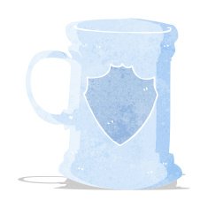 cartoon old tankard N3