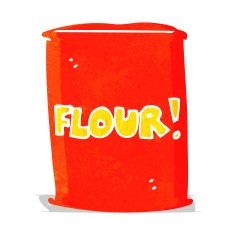 cartoon bag of flour N11