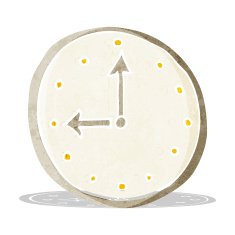 cartoon clock symbol N4