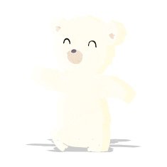 Cartoon Polar Bear N54