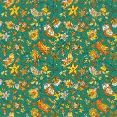 flowers and birds seamless texture pattern N7