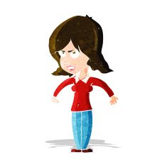 cartoon mean woman N5