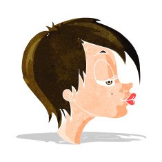 cartoon pretty woman N67