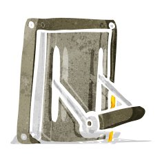 cartoon industrial machine lever N3