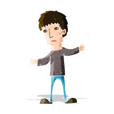 cartoon worried man N29