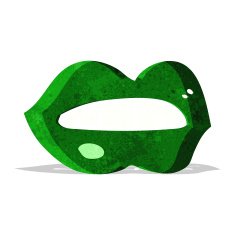cartoon halloween lips N2