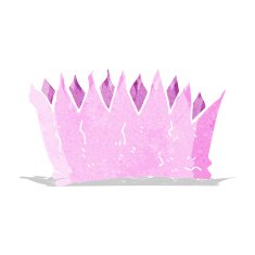 cartoon paper crown N7
