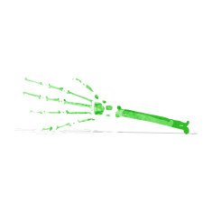 cartoon skeleton hand N4