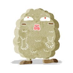 funny cartoon monster N20