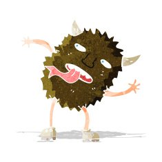 funny cartoon monster N21