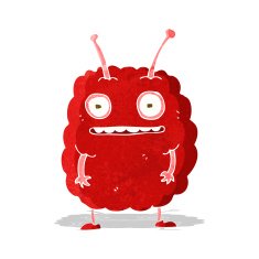 cartoon funny alien monster N2