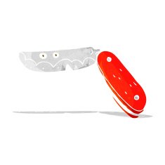 cartoon folding knife N14
