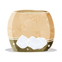 cartoon whisky in glass N2