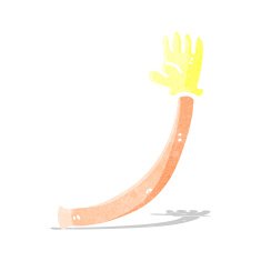 cartoon arm with rubber glove N2