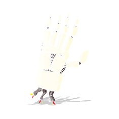 cartoon robot hand N3
