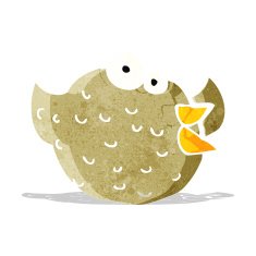 cartoon happy bird N9