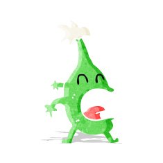 cartoon funny christmas creature N10