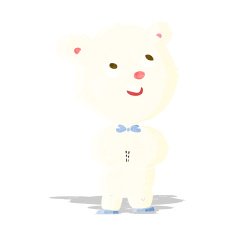 cartoon cute teddy bear N19