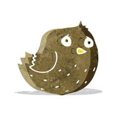 Cartoon Bird N167