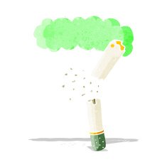 cartoon broken marijuana cigarette N2