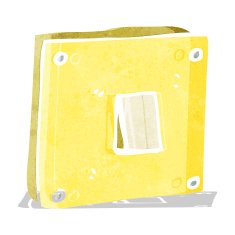 Cartoon Light Switch N22