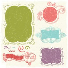 Hand Drawn Frame Set