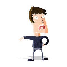 cartoon complaining man N4