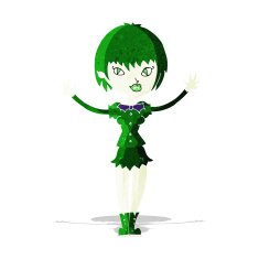 Cartoon Vampire Girl N70