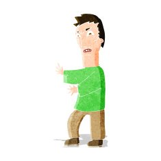 cartoon angry man N39