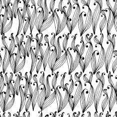 Hand drawn seamless pattern N35