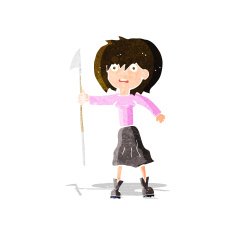cartoon woman with harpoon N2