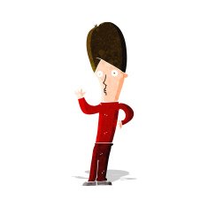 Cartoon Man Waving N13