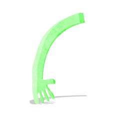 cartoon monster arm N17