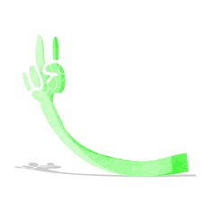cartoon monster arm N18