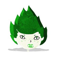 cartoon vampire head N11